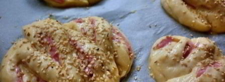 булочки с колбасой. Шаг 6