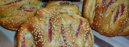 булочки с колбасой. Шаг 7