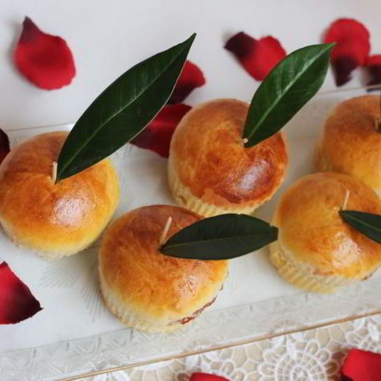 Рецепт булочек с начинкого наливных яблочек