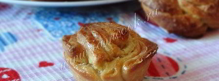 домашние булочки — капкейки и завитки. Шаг 15