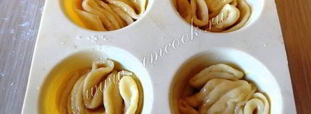 домашние булочки — капкейки и завитки. Шаг 8