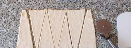 круассаны с шоколадной маковой начинкой. Шаг 5