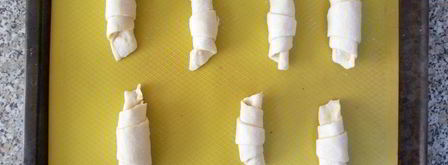 круассаны с шоколадной маковой начинкой. Шаг 7