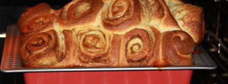 медовые булочки с корицей и орехами. Шаг 15