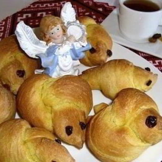 Постные булочки Жаворонки