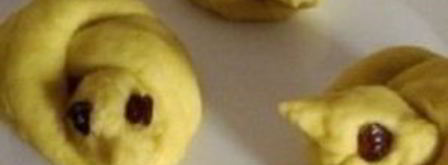 постные булочки жаворонки. Шаг 3