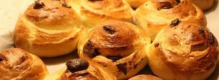 сдобные булочки першачки. Шаг 8