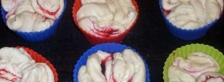 сдобные булочки с ягодами. Шаг 6