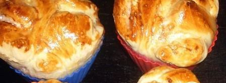 сдобные булочки с ягодами. Шаг 7