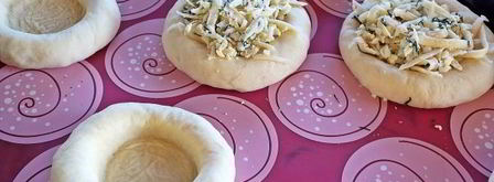 ватрушка с сыром и яйцом. Шаг 9