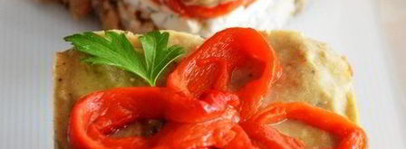 баклажановый чизкейк перекус. Шаг 6