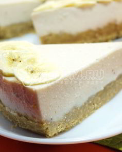 Банановый чизкейк с творогом