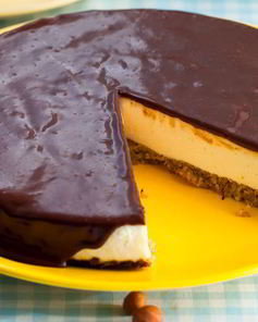 Чизкейк из черного хлеба