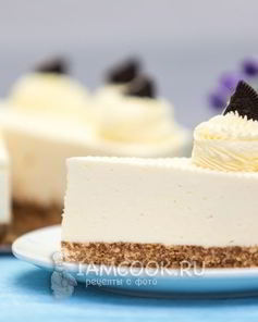 Чизкейк из творога без выпечки с желатином
