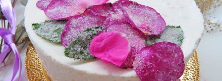 чизкейк клубничная роза. Шаг 8