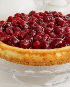 Чизкейк на овсяной основе с вишней