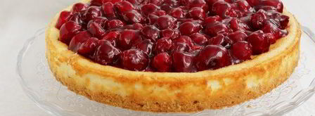 чизкейк на овсяной основе с вишней. Шаг 11