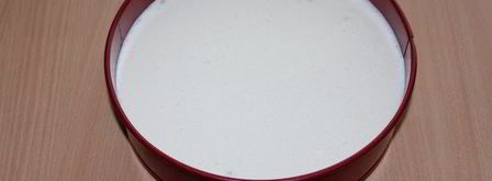 чизкейк на овсяной основе с вишней. Шаг 7