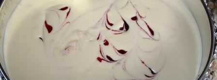 чизкейк с белым шоколадом и малиной. Шаг 7