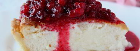 чизкейк с брусничным соусом. Шаг 12