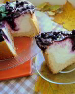 Чизкейк с черникой
