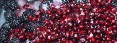 чизкейк с ежевикой, малиной и гранатом. Шаг 6