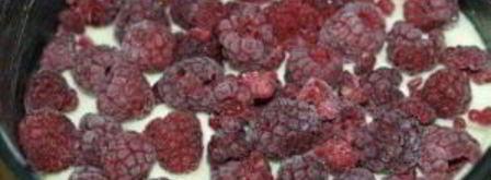 чизкейк с малиной и шоколадом. Шаг 3