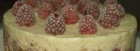 чизкейк с малиной и шоколадом. Шаг 4