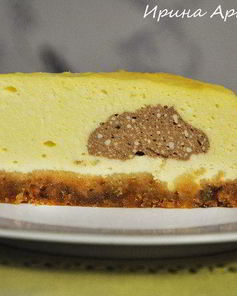 Чизкейк с шоколадной начинкой