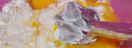 чизкейк с шоколадной начинкой. Шаг 2