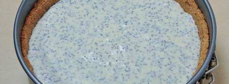 чизкейк с яблоками и маком. Шаг 13