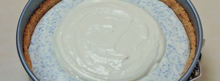 чизкейк с яблоками и маком. Шаг 14