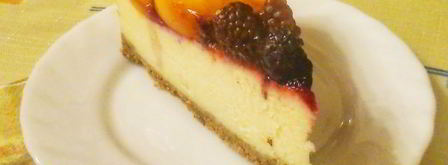 чизкейк украшенный фруктами. Шаг 9