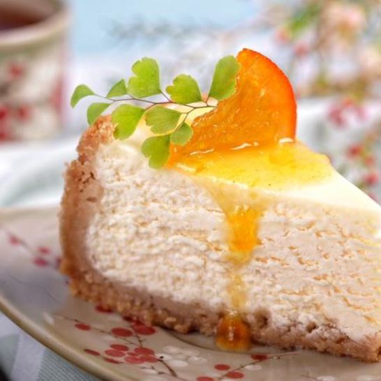 Рецепт домашнего чизкейка с апельсиновым соусом