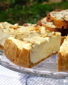 Карамельный чизкейк без выпечки