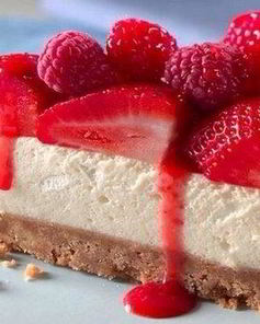 Легкий чизкейк из обезжиренного творога