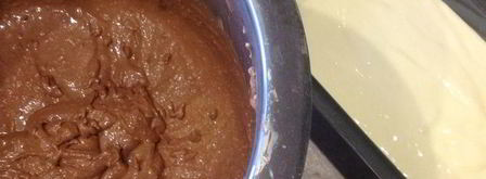 мраморный чизкейк. Шаг 2