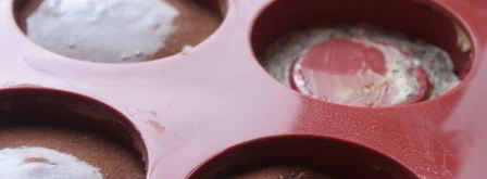 новогодние пирожные-чизкейки. Шаг 8