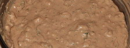 печеночный чизкейк с орехами и грибами. Шаг 10