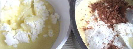 шоколадно-лимонный чизкейк со вкусом горького миндаля. Шаг 7