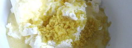 шоколадно-лимонный чизкейк со вкусом горького миндаля. Шаг 8