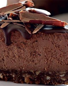 Шоколадно-творожный чизкейк