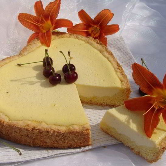 Рецепт сметанного ванильного чизкейка