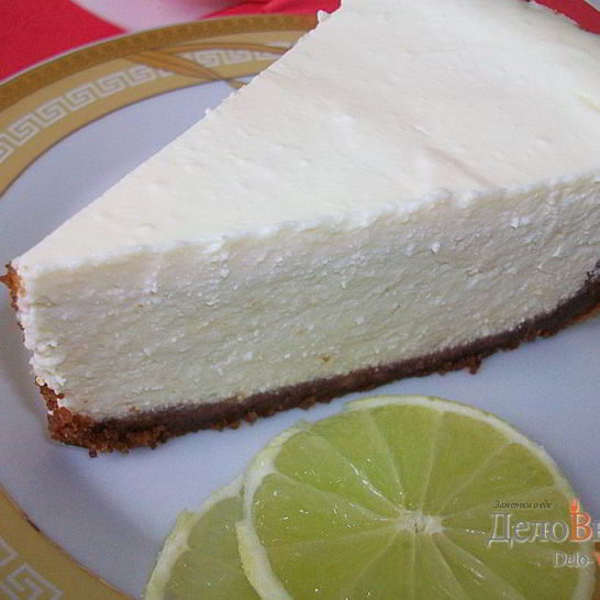 Рецепт творожного чизкейка с лаймом