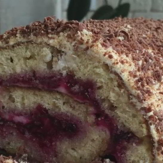 Рецепт домашнего творожного рулета