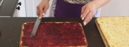 домашний творожный рулет. Шаг 7