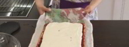 домашний творожный рулет. Шаг 8