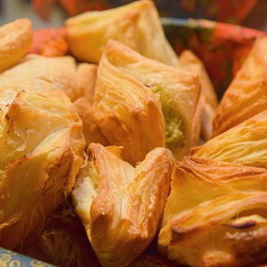 Рецепт французских слоек с маскарпоне