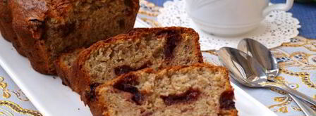 банановый кекс с вишней. Шаг 12