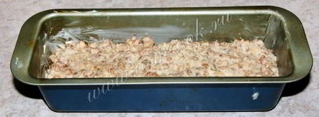 домашний кекс с орехами и изюмом. Шаг 11